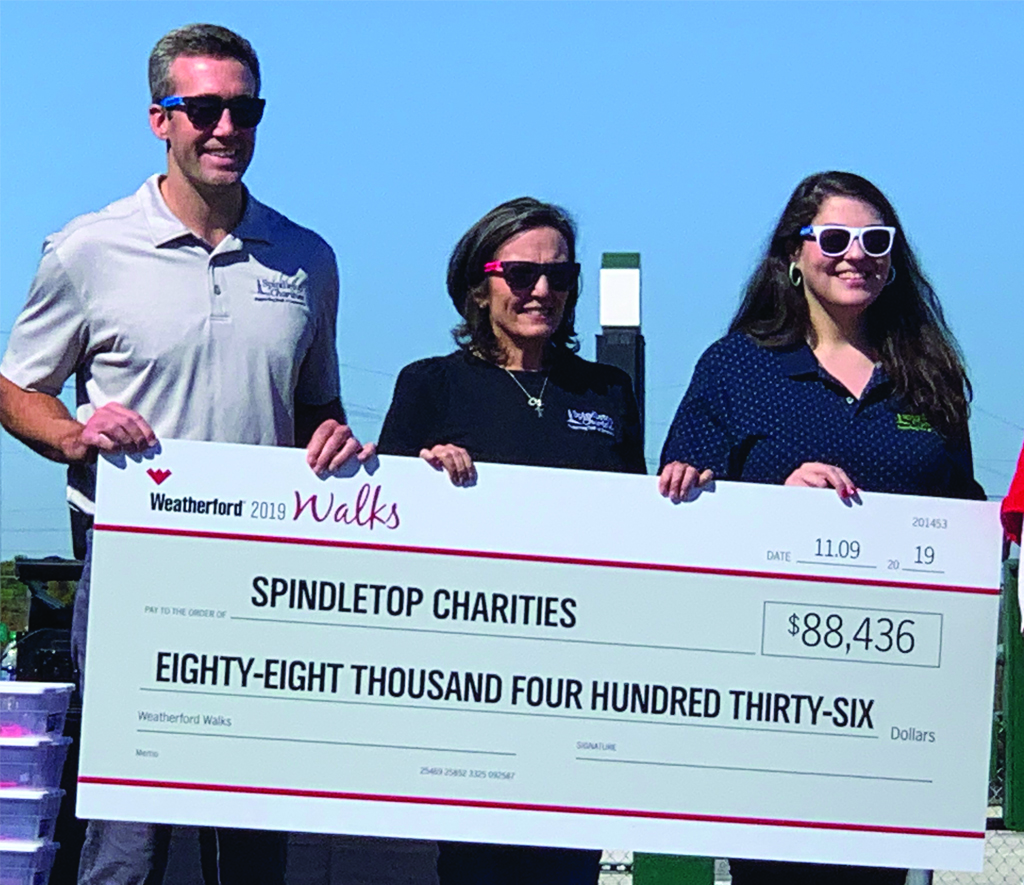 2019 Weatherford Walks Names Spindletop as a Beneficiary